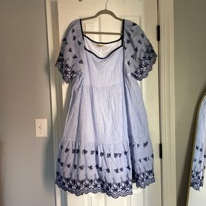 NWOT cotton short sleeved dress